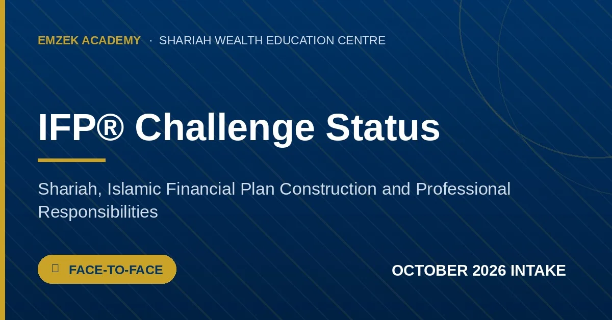 Physical Face-to-Face IFP® Challenge Status Program