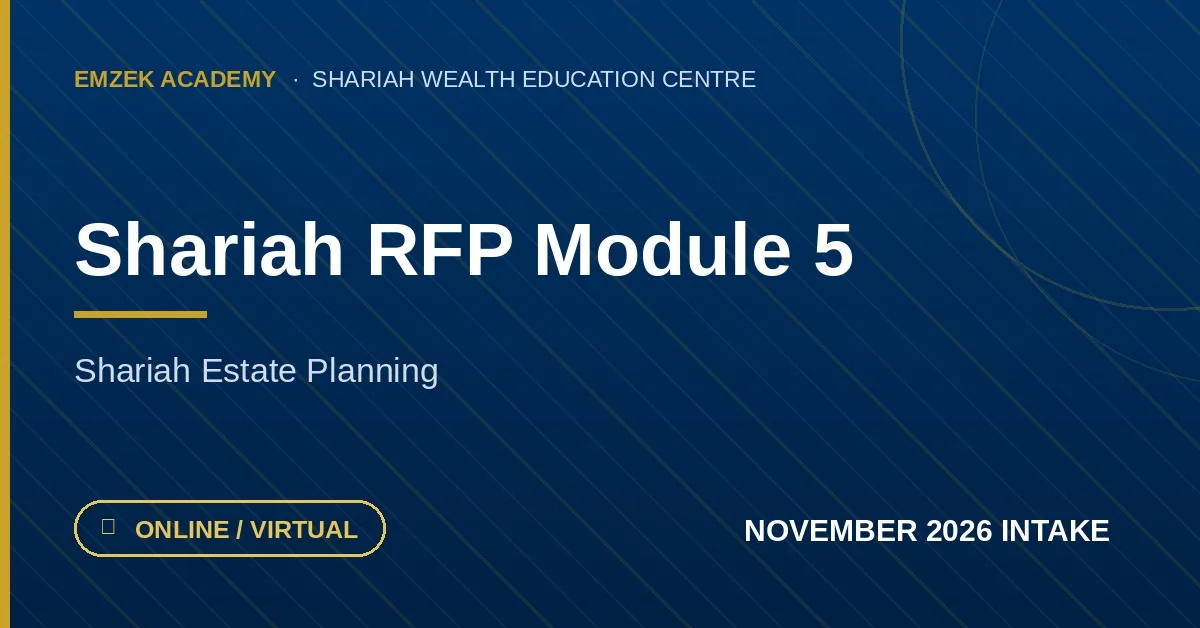 Shariah RFP Module 5